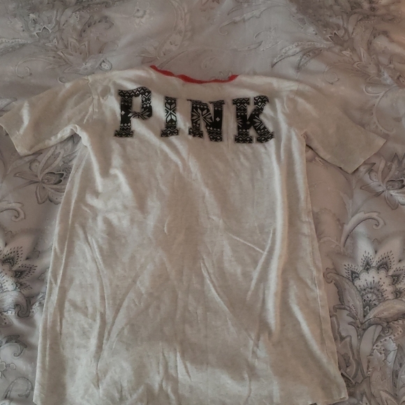 5/$25 Like New! Pink nightshirt - Picture 3 of 8